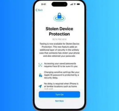 白山苹果授权维修店分享被盗设备保护功能开启方法 