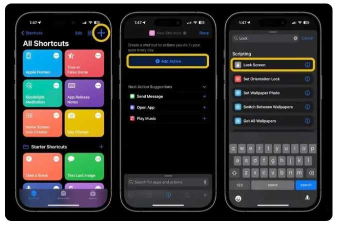 白山苹果手机维修分享:如何在 iOS 16.4 中设置 iPhone 锁屏快捷方式？ 